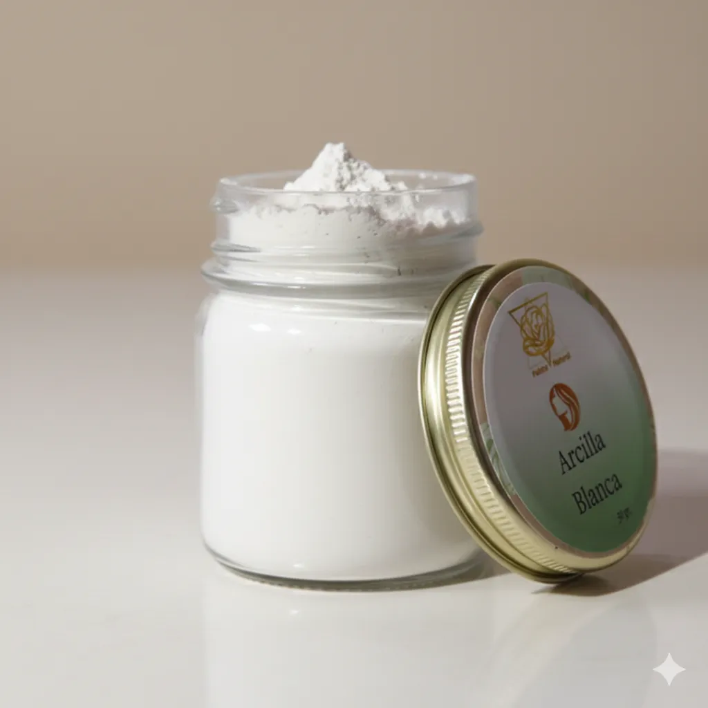 Arcilla Blanca Caolín para Mascarilla facial y corporal