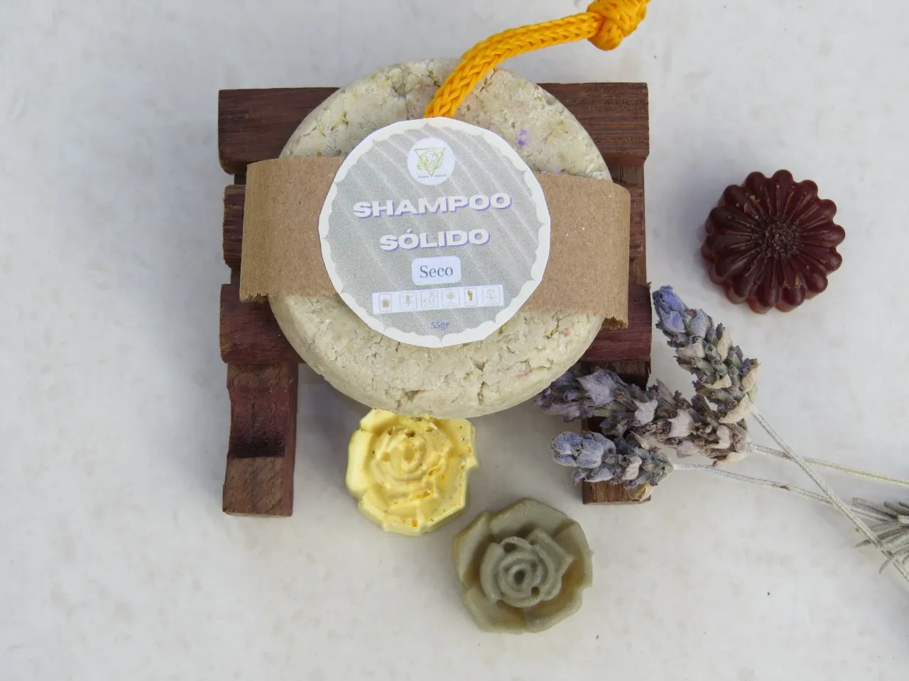 Shampoo Sólido para cabello Seco