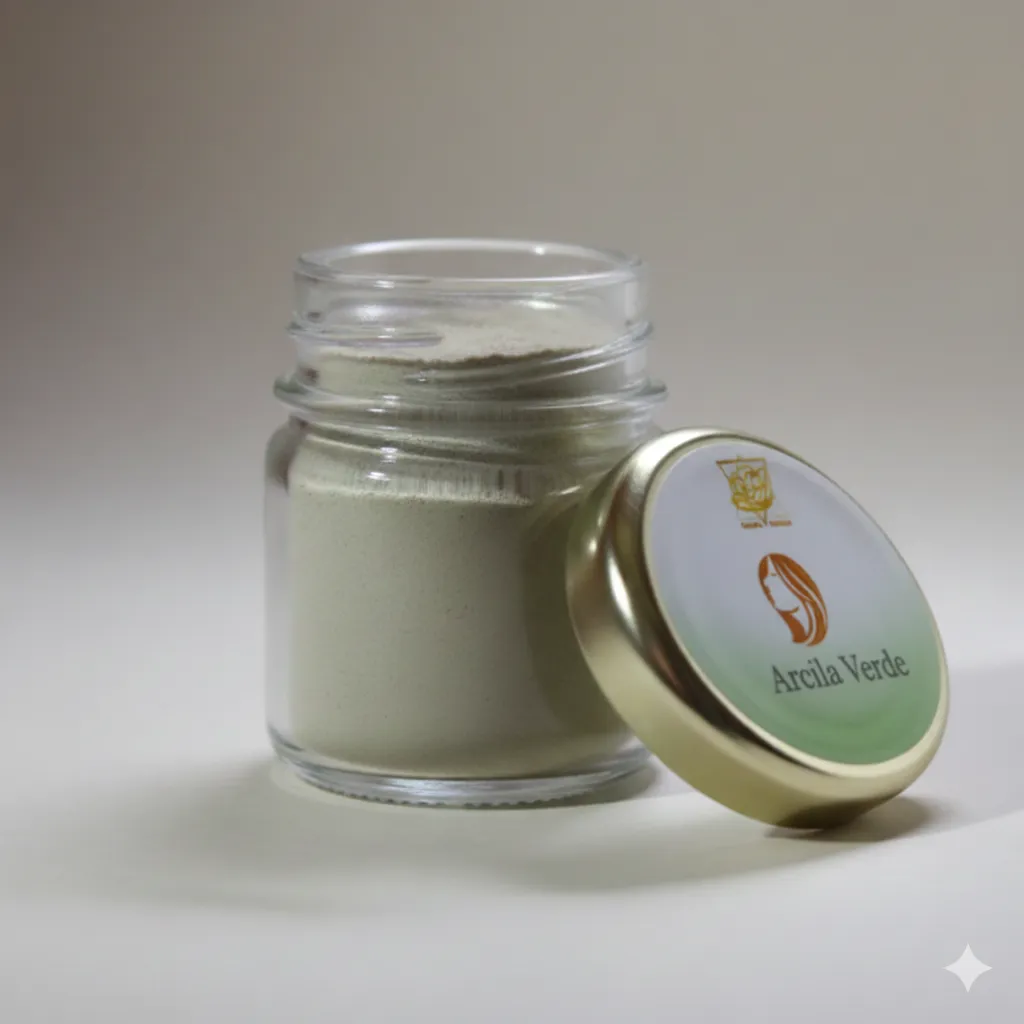 Arcilla Bentonita Verde para Mascarilla facial y corporal