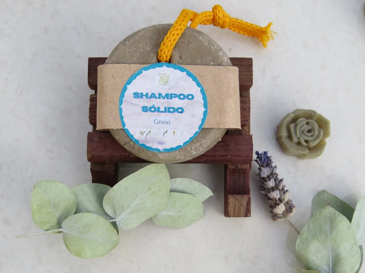 Shampoo Sólido para cabello Grasos y Sensibles.