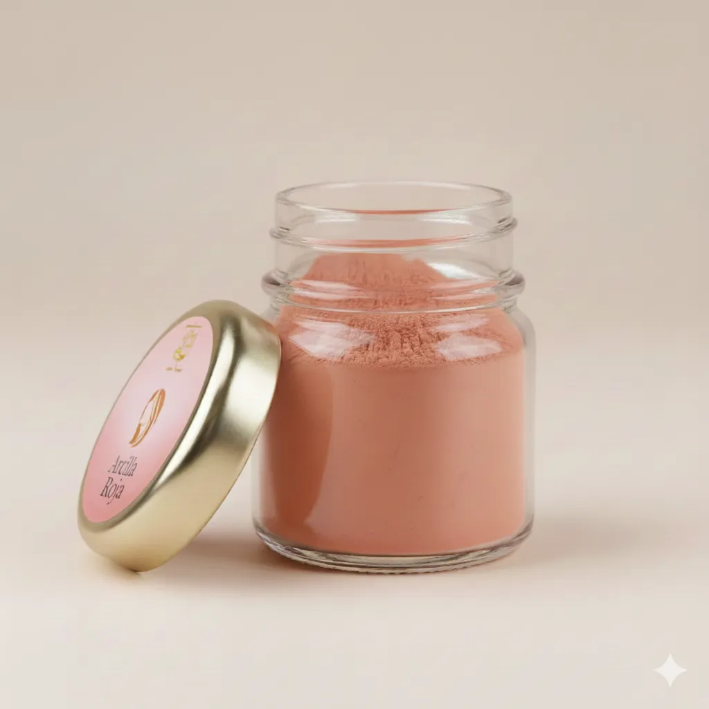 Arcilla Roja para Mascarilla facial y corporal