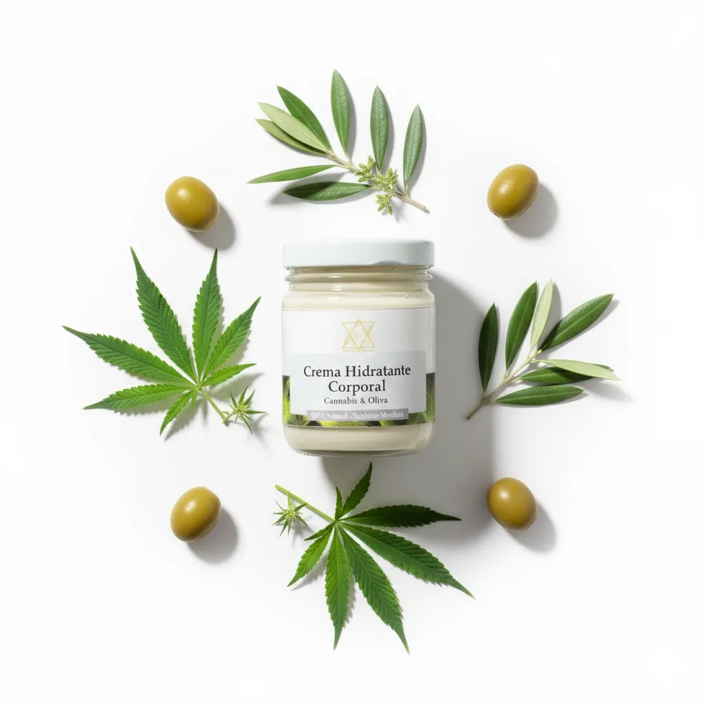 Crema Corporal de Oliva & Cannabis 100cc
