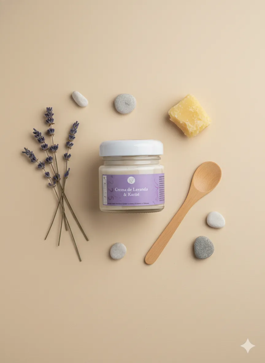 Crema Facial de Lavanda y Karité 50cc